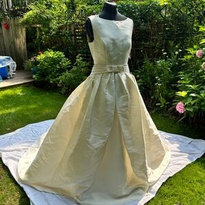 Rosa Clara Designer Two-In-One-Wedding Dress w Overskirt NWT
